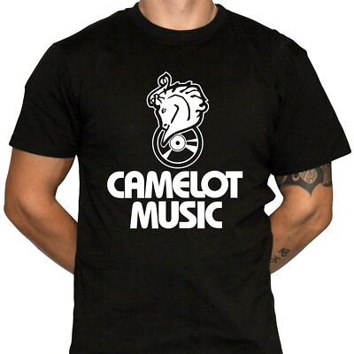 CAMELOT MUSIC T-Shirt - Defunct Music Store Chain - 100% Preshrunk Cotton