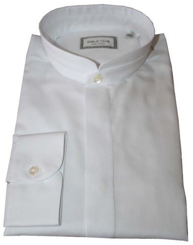 collarless dress shirt zara Zara Mens Light Blue Collarless Birdseye Dress Shirt Slim Fit XL