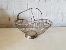 Panier porte vin Eisenberg Lazano en plaqué argent milieu de siècle