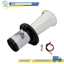 For Oooga Horn Car/Van/Truck/SUV/Motorcyle/boat 110DB 490HZ 12V Silver Chrome