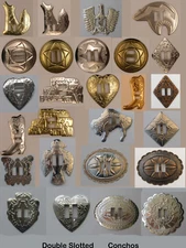 *** CLOSEOUT *** Conchos Heart Coyote Eagle Buffalo Arrowhead etc. Dble Slotted