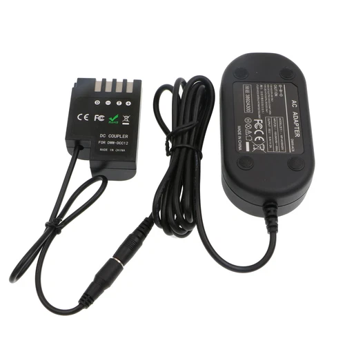 DMW-DCC12 DC Coupler DMW-AC8 AC Power Adapter Cable Kit for  Panasonic Lumix