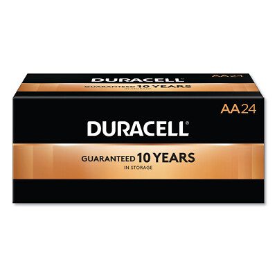 Duracell CopperTop Alkaline Batteries AA 24/Box