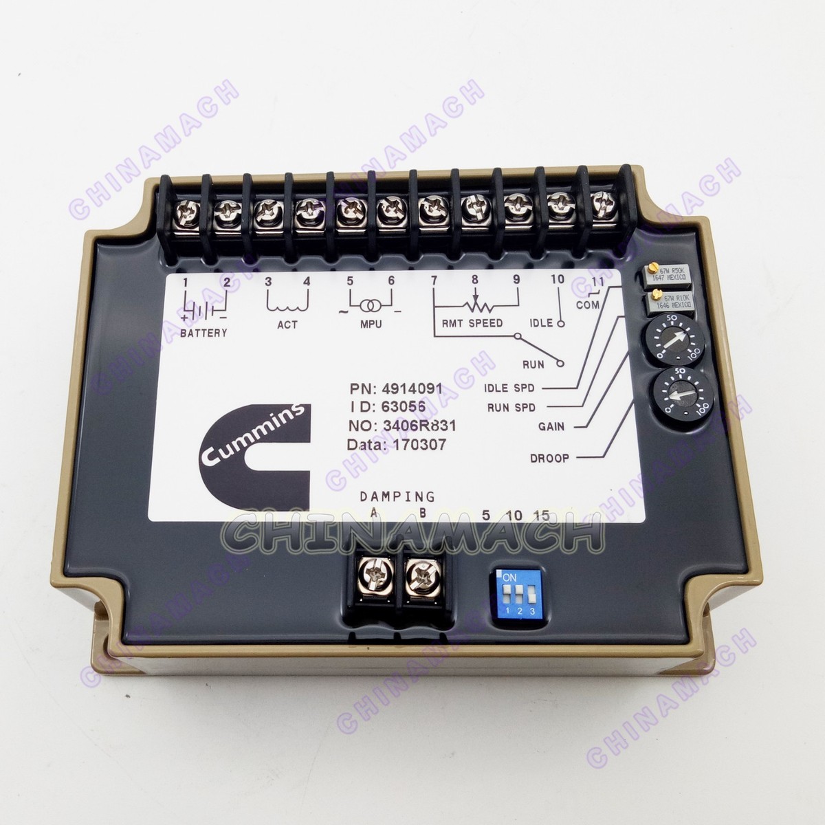 EFINITY 1200r リモコン Speed Controller EFC 4914091 for Generator Cummins Governor