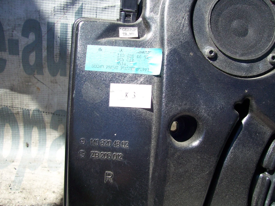 94-99 MERCEDES-BENZ W140 S420 S500 OEM RIGHT FRONT DOOR BOSE SPEAKER STEREO Foto 4 de 4