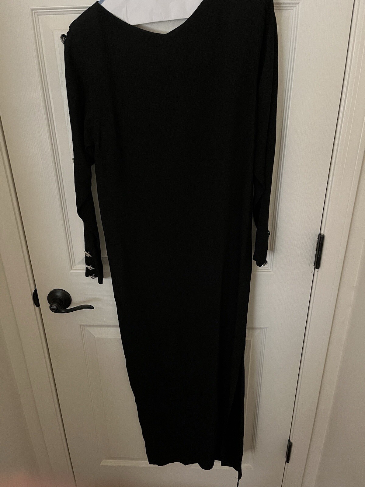 Abito lungo VINTAGE SAINT LAURENT YSL PARIS nero