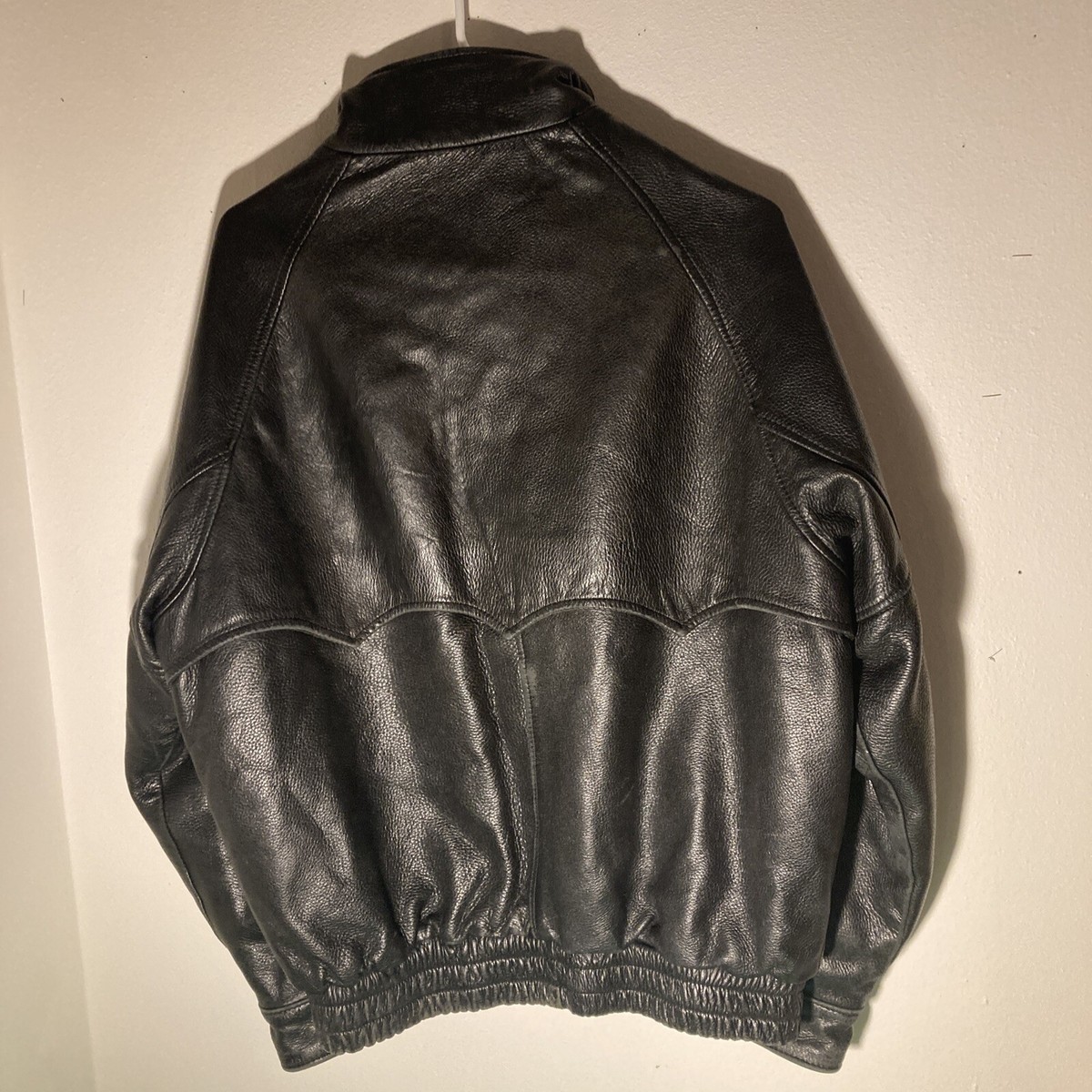 Mid Western Sport Togs Black Genuine Leather Deerskin Jacket