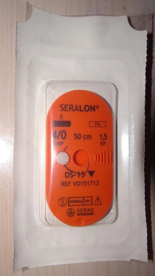 Nadel-Faden-Kombination Wundnaht Nahtmaterial Hautnaht Wunden nähen Prepper