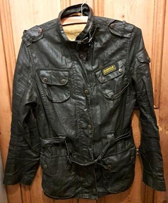 Barbour International - DURALINEN Jacke.  damen 12. SCHWARZ.