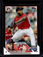 2023 Topps Xzavion Curry RC Black Rookie #/72 Guardians