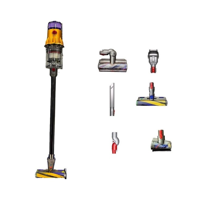 ASPIRAPOLVERE SENZA FILI DYSON V12 SLIM DETECT ABSOLUTE SPAZZOLA LUCE NUOVO