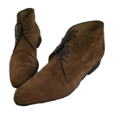 Floris Van Bommel 40 6.5 H Lace Up Brown Boots 9 43 Suede Business 