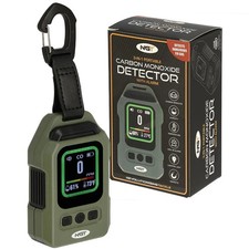 NGT CO Detector Carbon Monoxide Alarm Thermometer Light Camping Fishing Bivvy