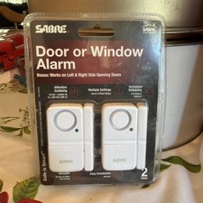 Sabre HS-DWA2 Door/Window Alarm 120dB Siren - 2 Alarms Included - Brand New