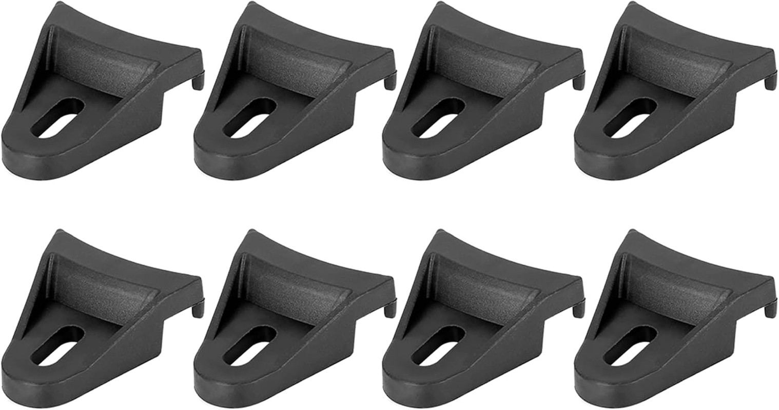 8pcs Black Car Subwoofer Speak Grill Clips Clamps Install Bay Fit for 4" 6" 8" 1
