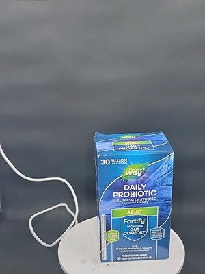 Nature's Way Daily Probiotic Adult  Fortify Promotes Gut Comfort  30 Release Cap