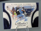 🔥Jahmyr Gibbs 2025 Panini Flawless Flyers On Card Auto # /10 Detroit Lions