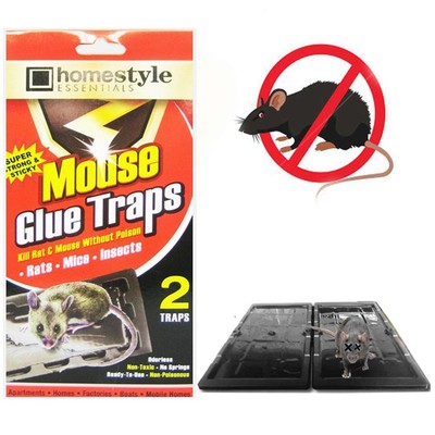 4 Pc Glue Trap Rat Mouse Snake Peanut Scent 8'' X 45''