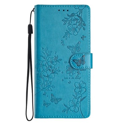 Butterfly Flower Wallet Phone Case For iPhone 17 16 15 14 13 12 11 Pro Max XR 7