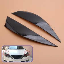 Paar Scheinwerfer Augenlid Augenbrauen Abdeckung passt für Nissan Sentra 2016-19