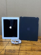 Apple iPad 4th Gen 16GB WiFi 9.7" in A1458 MD513LL/A White Bundle Tested Works