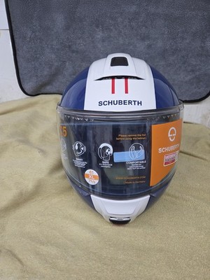 Schuberth C5 Motorradhelm mit Sonnenblende und Pinlock - Ecplipse , XL/61