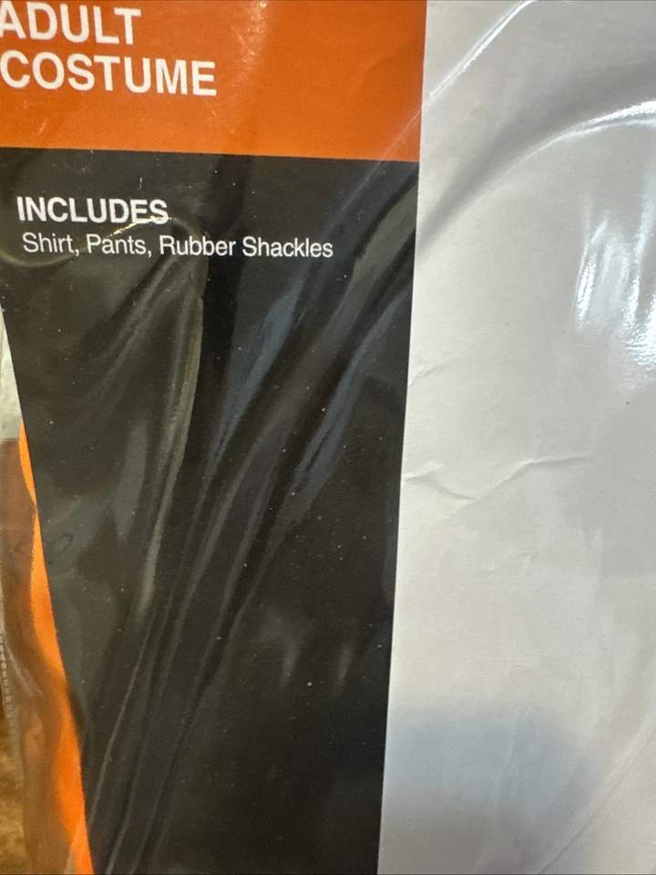 Adult Convict Prisoner Costume One Size Fits Most Adult Cosplay By Rubies - Image 2 of 4