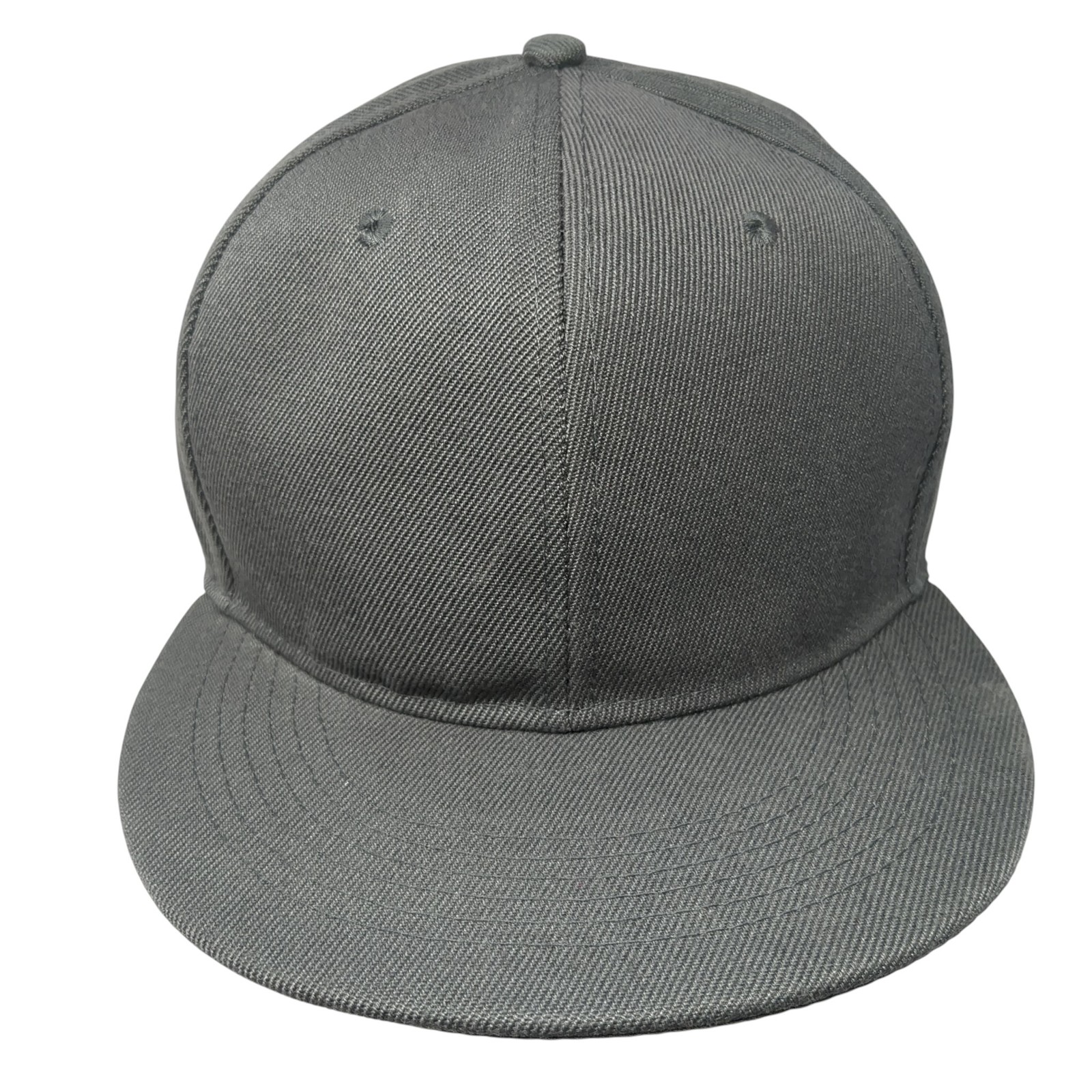 Unbranded Snapback Hat Gray Solid One Size Outdoo… - image 1