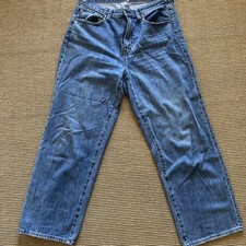 Pistola Bobbie High Rise Wide Leg Womens Jeans Blue P6518KEE-TBY Size 28