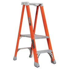 2 Ft. Fiberglass Pinnacle Platform Ladder with 300 Lbs. Load Capacity Type IA Du