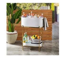 Member Mark Beverage Tub with Stand White