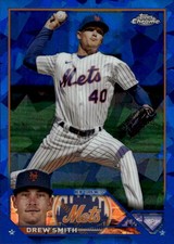 2023 Topps Chrome Update Sapphire Edition Drew Smith #USCS30 New York Mets 3G