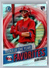 2021 Bowman Chrome #RRY-AB Alec Bohm Rookie of the Year Favorites