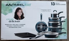 Rachael Ray Create Delicious 13-pc. Aluminum Nonstick Cookware Set 12144