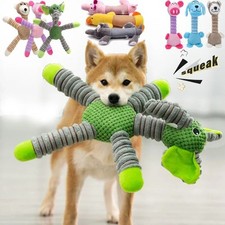 Large Dog Squeaky Plush Toy, Animal-Shaped Chew, Teething  Training Toy for Pup