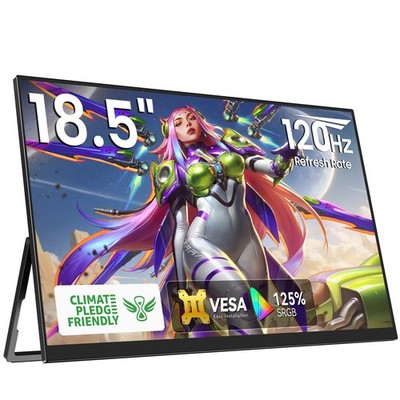 UPERFECT 18.5 Zoll 120Hz Tragbarer Monitor 1920*1080 Bildschirm mit VESA Für PS5