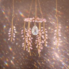 3 Pack Crystal Suncatchers for Window Hanging, Rainbow Prism Sun Catcher with...