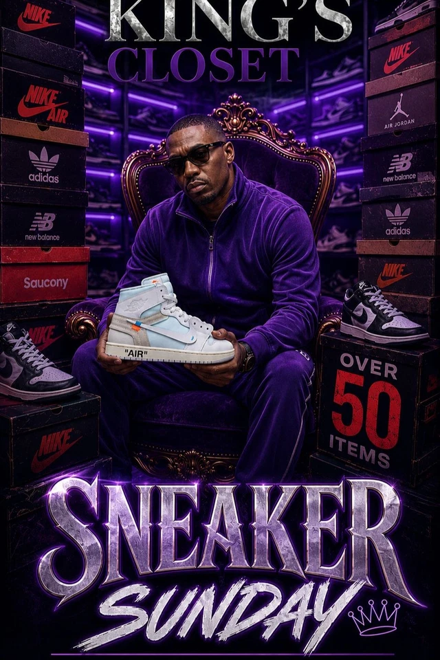 The King's Closet: SNEAKER SUNDAY! Exclusive Sneakers & Items! 💥