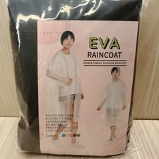 Adult Waterproof Raincoat Rain Coat Hooded Jacket Poncho Rainwear Camping 26"x45