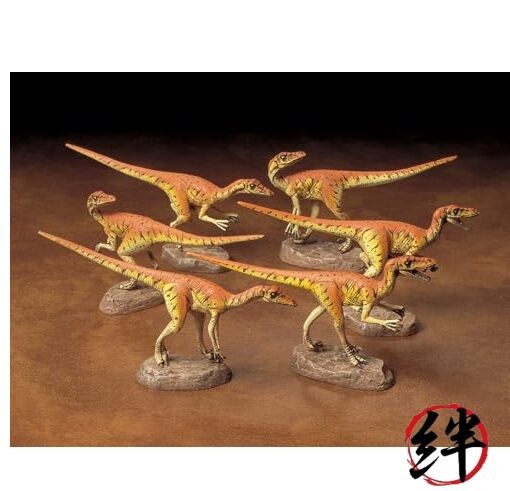 Tamiya 1/35 Dinosaur World No. 05 Velociraptor 6-Piece Plastic Model Kit 60105
