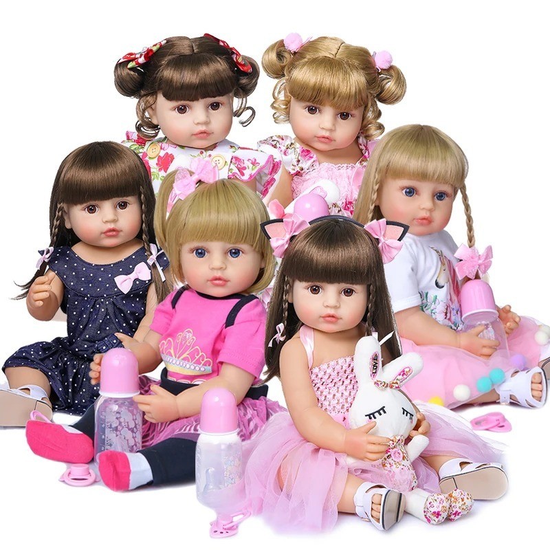 Muñecas bebé renacido de la vida real vinilo silicona niña muñeca recién nacida realista bebé regalo