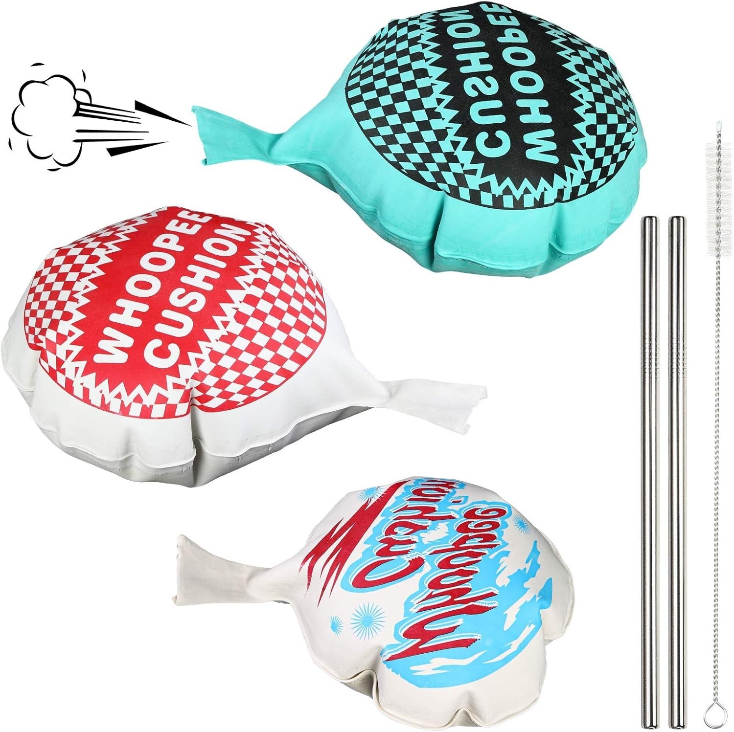 Whoopee Cushions Set - Laughter-Inducing Fart Pillows for All Ages