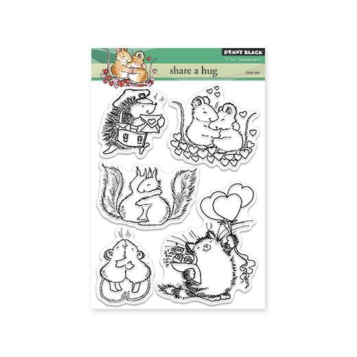 Penny Black Clear Stamps - Share A Hug 30-271
