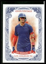 2021 Onyx Vintage #OVLR Luis Rodriguez