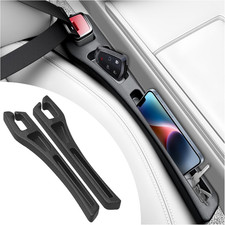 2PCS Car Seat Gap Filler Organizer,Upgraded Car Side Seat Gap Fillers with Du...