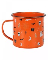 Spooky Halloween Tasse Im Emaile Style