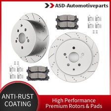 309mm Rear Rotors Brakes Ceramic Pads Kit Fit...