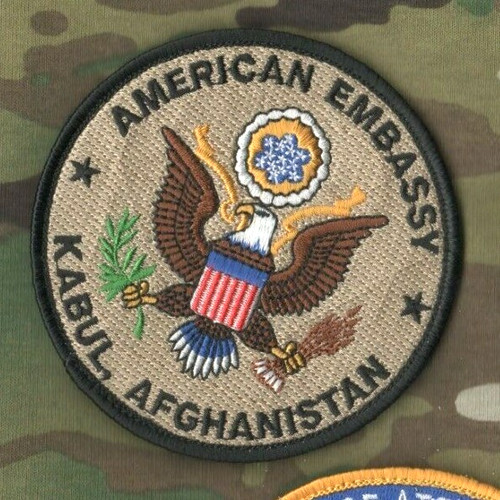 STATE DEPT WPS CONTRACTOR PMC DSS velkrö PATCH: US EMBASSY KABUL AFGHANISTAN