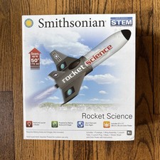 Smithsonian Rocket Science STEM Learning Kit Build  Launch A Rocket Brand New