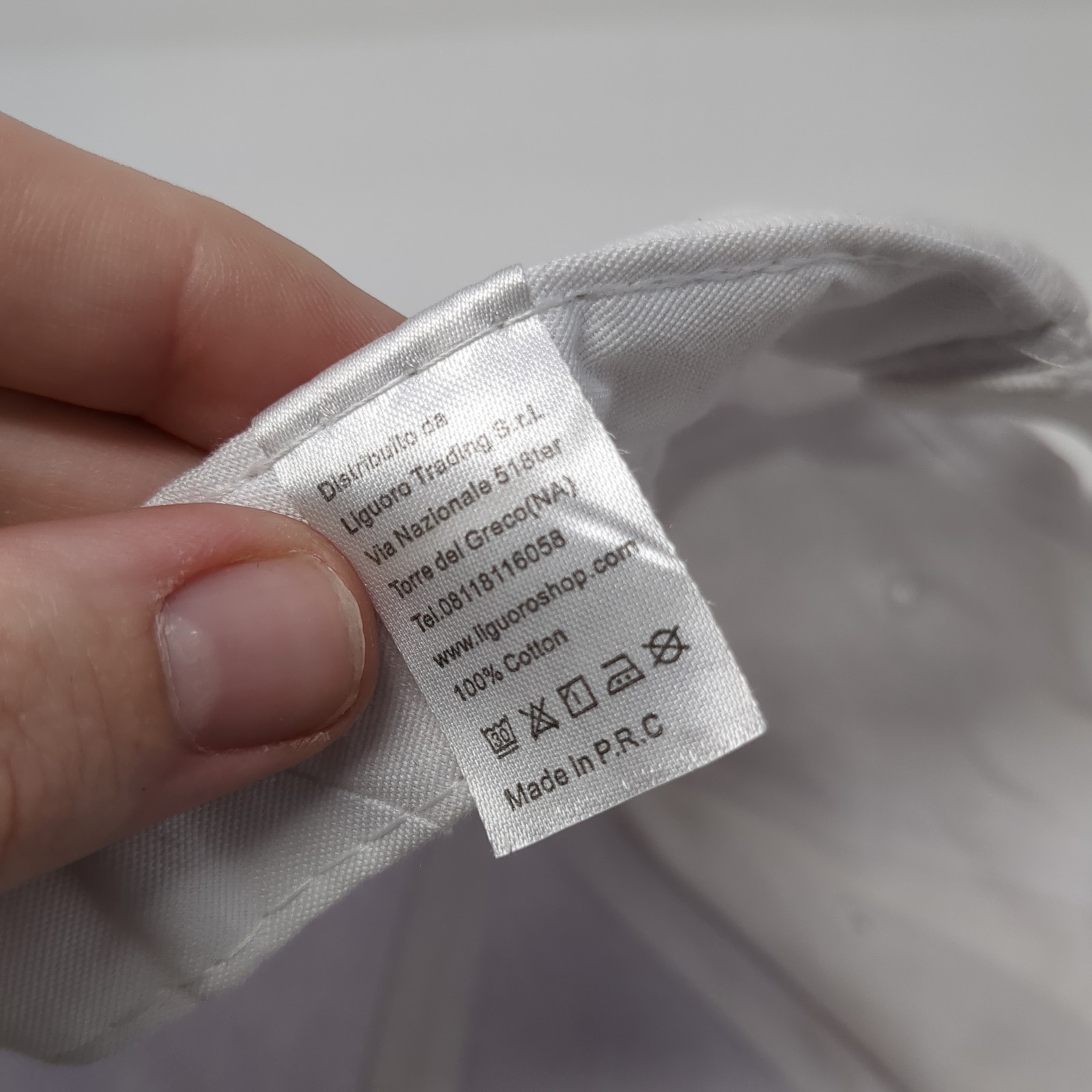 Amalfi Strapback Baseball Hat Solid White One Siz… - image 9